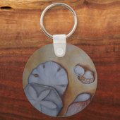 Muscheln am Meer Schlüsselanhänger (Vorderseite)