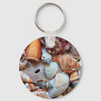 Muscheln am Meer Schlüsselanhänger