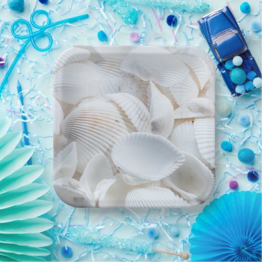 Muscheln am Meer Teller (Party)