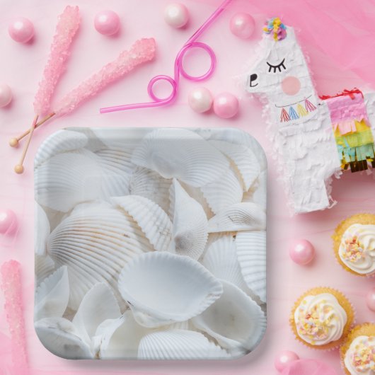 Muscheln am Meer Teller (Party)