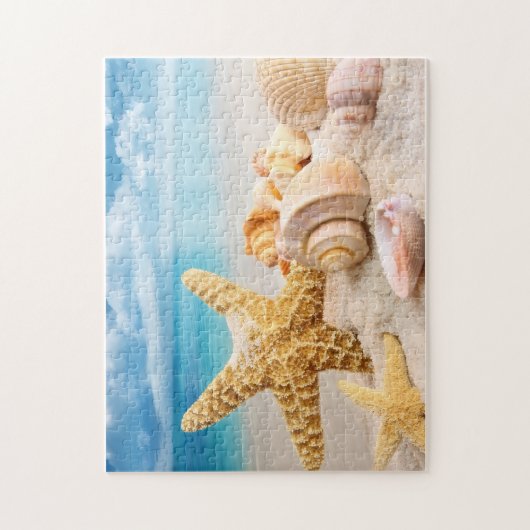 Muscheln am Strand 252 Stück Puzzle (Vertikal)