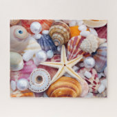 Muscheln am Strand 520 Teile Puzzle (Horizontal)