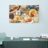 Muscheln am Strand Banner (Messeveranstaltung)