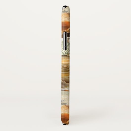 Muscheln am Strand Case-Mate iPhone Hülle (Hinten/Rechts)