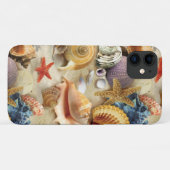 Muscheln am Strand Case-Mate iPhone Hülle (Rückseite (Horizontal))
