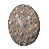 Muscheln am Strand Dartscheibe (Vorderseite rechts)