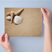 Muscheln am Strand Flyer (Hand)
