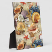 Muscheln am Strand Fotoplatte (Seite)