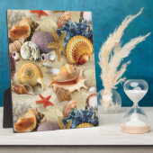 Muscheln am Strand Fotoplatte (Seite)