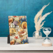 Muscheln am Strand Fotoplatte (Seite)