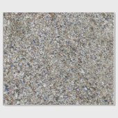 Muscheln am Strand Geschenkpapier (Flach)