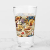 Muscheln am Strand Glas (Vorderseite)