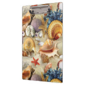 Muscheln am Strand Klemmbrett (Links)