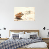 Muscheln am Strand Leinwanddruck (Insitu (Schlafzimmer))