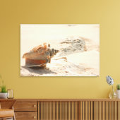 Muscheln am Strand Leinwanddruck (Insitu (Wohnzimmer))