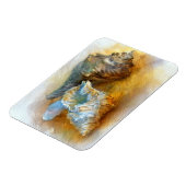 Muscheln am Strand Magnet (Linke Seite)