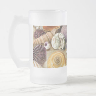 Muscheln am Strand Mattglas Bierglas