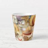 Muscheln am Strand Milchtasse (Vorderseite)