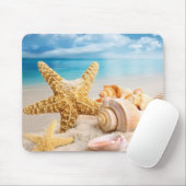 Muscheln am Strand Mousepad (Mit Mouse)