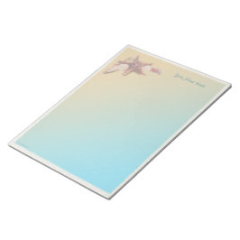 Muscheln am Strand Notizblock