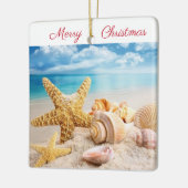 Muscheln am Strand Ornament (Links)