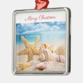 Muscheln am Strand Ornament (Links)