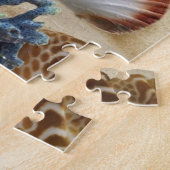 Muscheln am Strand Puzzle (Seite)