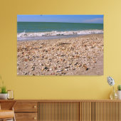 Muscheln am Strand - Sanibel Captiva Leinwanddruck (Insitu (Wohnzimmer))
