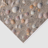 Muscheln am Strand Seidenpapier (Ausschnitt)