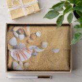 Muscheln am Strand Seidenpapier (Geschenk)