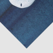 Muscheln am Strand Starfish Navy Blue White Seidenpapier (Ausschnitt)