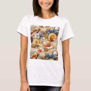 Muscheln am Strand T-Shirt