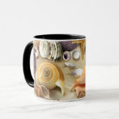 Muscheln am Strand Tasse (Vorderseite Links)