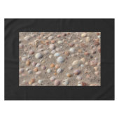 Muscheln am Strand Tischdecke (Vorderseite (Horizontal))