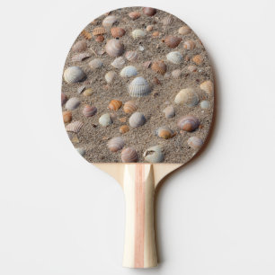 Muscheln am Strand Tischtennis Schläger