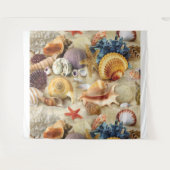 Muscheln am Strand Wandteppich (Vorderseite (Horizontal))