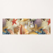 Muscheln am Strand Yogamatte (Vorderseite (Horizontal))