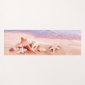 Muscheln am Strand Yogamatte (Vorderseite (Horizontal))