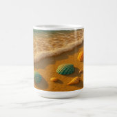 Muscheln am Ufer Kaffeetasse (Mittel)