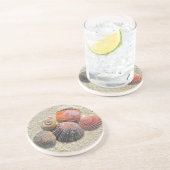 Muscheln am Untersetzer (Seite)