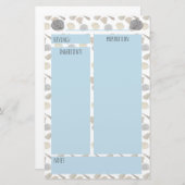 Muscheln an der Küste Recipe Binder Seiten Briefpapier (Vorne/Hinten)