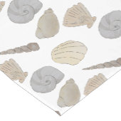 Muscheln an der Wasserfarbenküste Kurzer Tischläufer (Ecke)