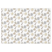 Muscheln an der Wasserfarbenküste Tischdecke (Vorderseite (Horizontal))