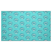 Muscheln - Aqua und aquamarin Stoff (Fat Quarter (45,7 x 55,9 cm))