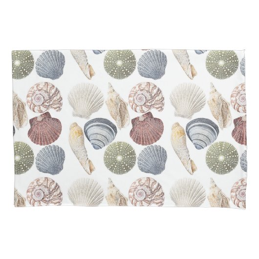 Muscheln Art Beach House Pillow Case Kissenbezug (Vorderseite)