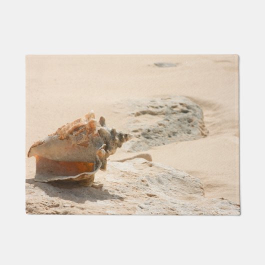 Muscheln auf dem Strand Fußmatte (Vorderseite)