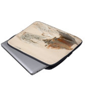 Muscheln auf dem Strand Laptopschutzhülle (Vorne Knopf)