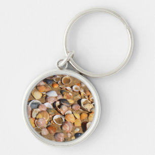 Muscheln auf einem Sandy-Strand Andalusien, Schlüsselanhänger
