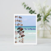 Muscheln auf Meeresgrund Postkarte (Stehend Vorderseite)