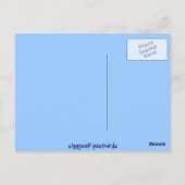 Muscheln auf Meeresgrund Postkarte (Rückseite)